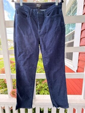 NYDJ Curves 360 Women's Straight Leg Jeans - Dark Blue